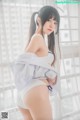 Coser @ 桜 桃 喵 Vol.073: 白 衬衫 双 马尾 (47 photos) P14 No.694ae2 Image No. 67