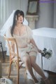 Coser@rioko凉凉子 Vol.073: 透明婚纱 (39 photos) P28 No.49e864